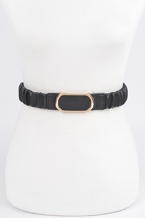 Faux leather Elastic Belt