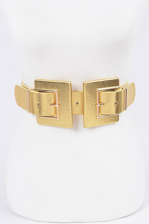 Two Buckle Elastic Belt