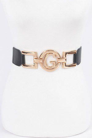 Multi Metal Buckle Elastic Belt