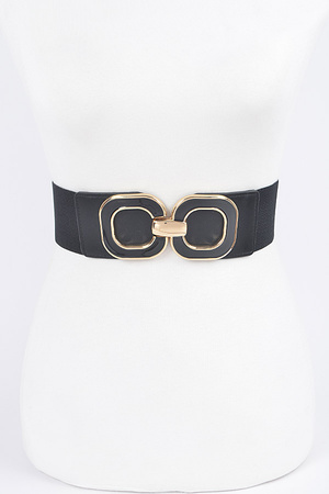 Multi Metal Buckle Elastic Belt