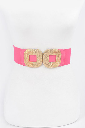Double Buckle Elastic Belt