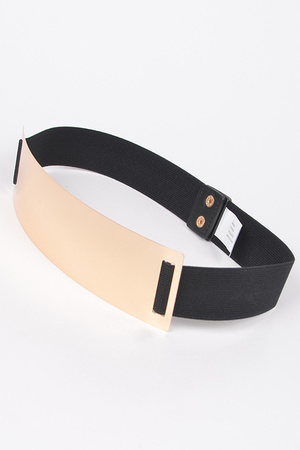 Metal Plate Elastic Belt