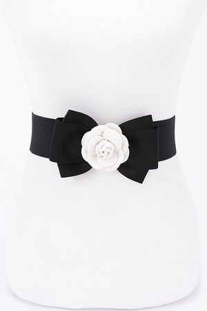 Flower Bow Elastic Belt