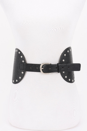 Studded Buckle Waist Belt