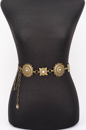 Vintage Metal Chain Belt