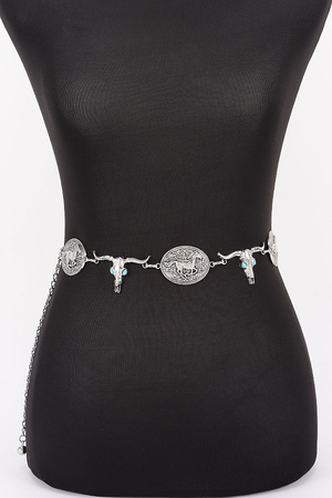 Vintage Metal Chain Belt