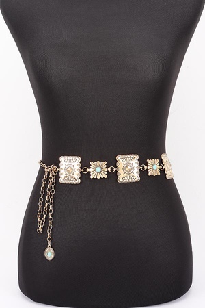 Vintage Metal Chain Belt