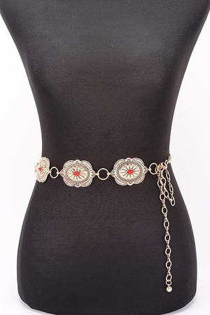 Ornate Disc Chain Belt
