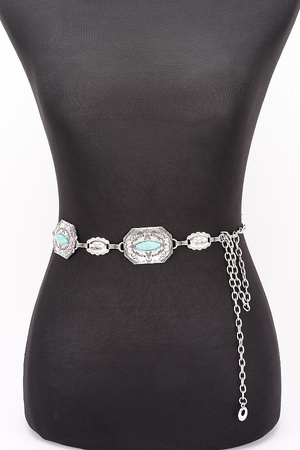 Western Turquoise Chain Belt