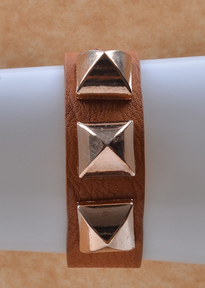 Tres Pyramids strap bracelet cm 733 - 3FBC1