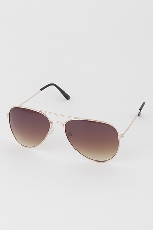Gradient Aviator Sunglasses