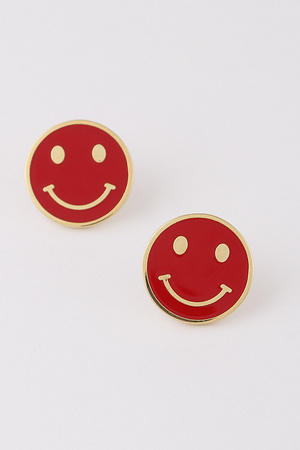 Smiley Face Stud Earrings