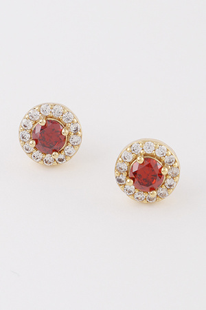 Jeweled Stud Earrings