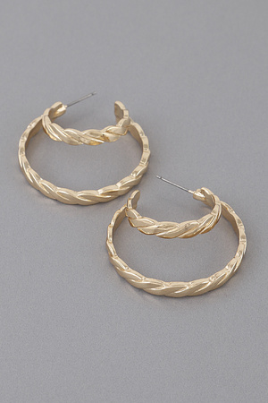 Asymmetric Hoop Earrings