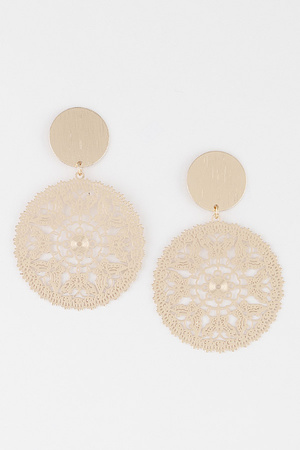 Butterfly Floral Vanyear Drop Earrings