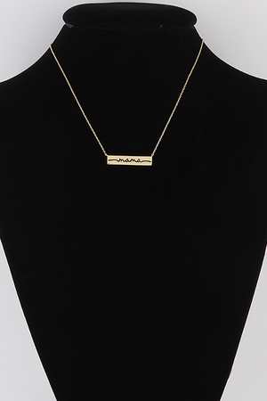 Mama Bar Necklace