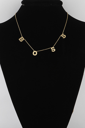 BOSS Statement Necklace