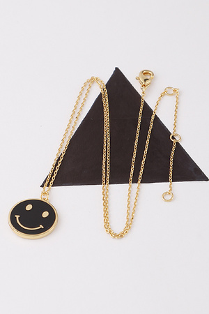 Smiley Face Pendant Necklace
