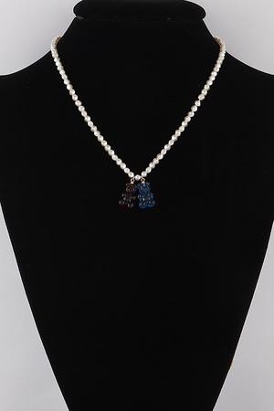 Beaded Gummy Bear Duo Necklace