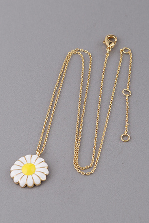 Daisy Flower Necklace