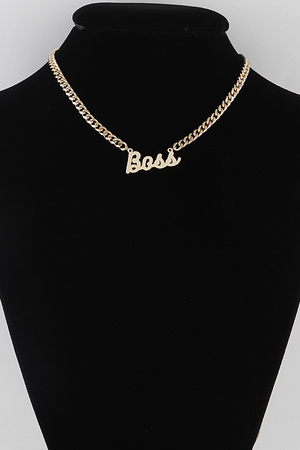 Boss Chain Necklace