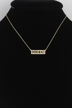Queen Bar  Necklace