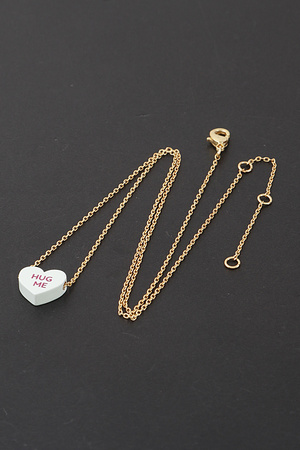 Hug Me Heart Pendant Necklace