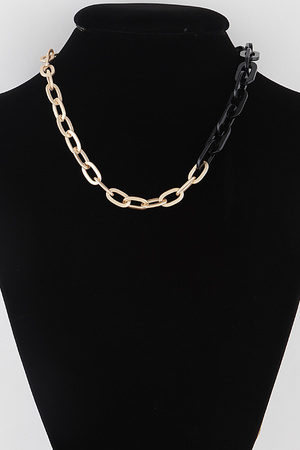 Two Toned Chain Necklace
