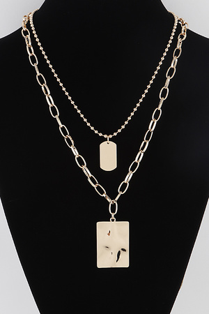 Multi Textured Necklace