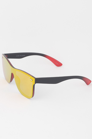 Rimless Square Polarized Sunglasses