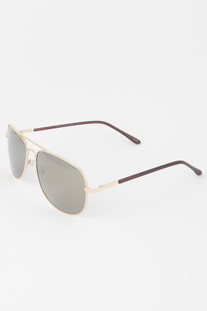 Polarized Round Aviator Sunglasses
