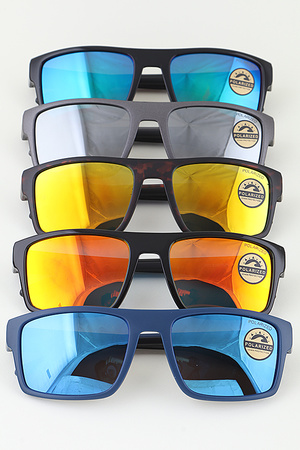 Matte Chic Wayfarer Polarized Sunglasses