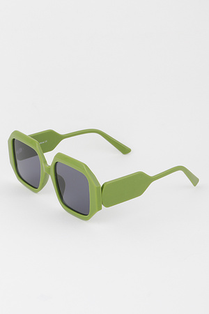 Bright Block Square Sunglasses