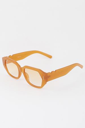Minimal Edge Geometric Sunglasses
