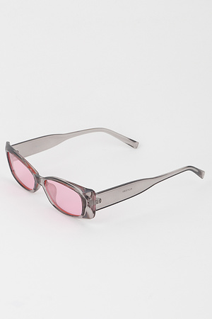 Bright Oval Cateye Sunglasses