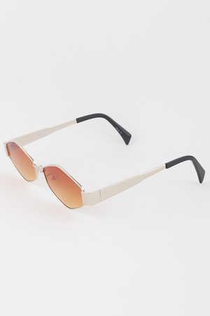 Classic Tinted Geometric Sunglasses