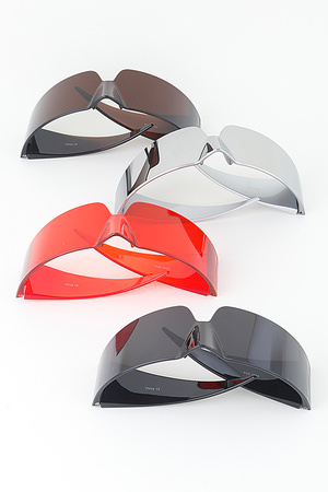 Modern Wide Curve Sunglasses