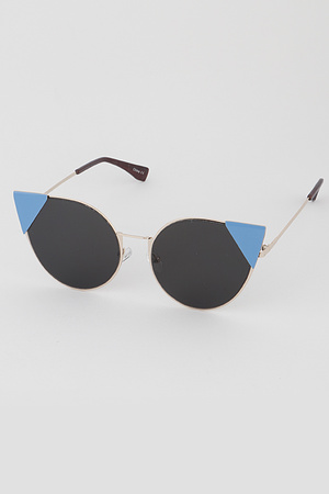 Round Cat Eye Sunglasses