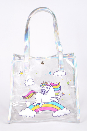Baby Unicorn Clear Bag