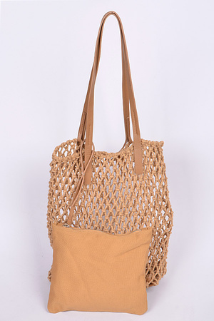 Special Fishnet Summer Tote Bag