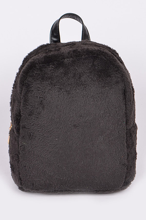 Soft Fuzzy Backpack.