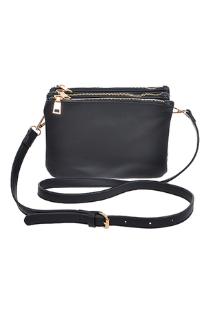 Trendy Hand Bag Clutch With 3 Zippers