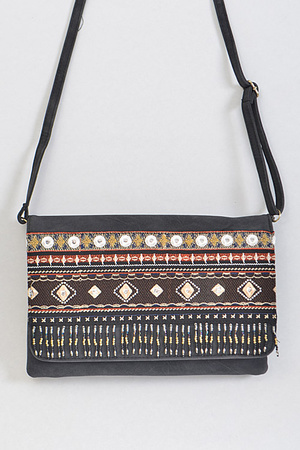Indian Inspired Patterned Side Clutch