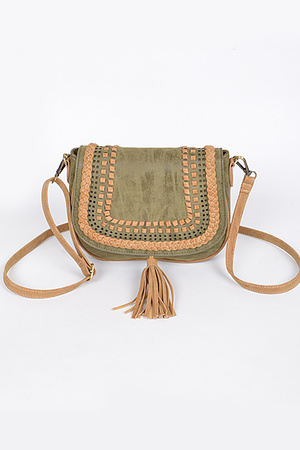 Tribe Inspired Tassel Daily Clutch