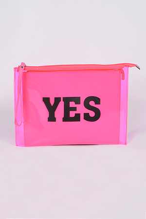 Say Yes Or No Clutch
