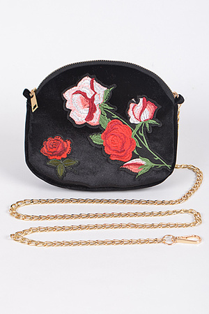 Roses Touch My Heart Clutch