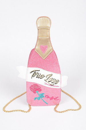 True Love Champagne Sparkling Clutch.