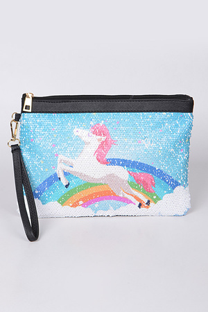 Sparkling Unicorn Clutch