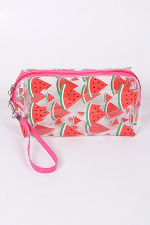 Watermelon Cosmetic Pouch