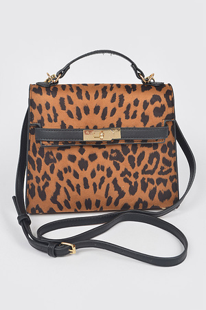 Glam Animal Print Clutch.